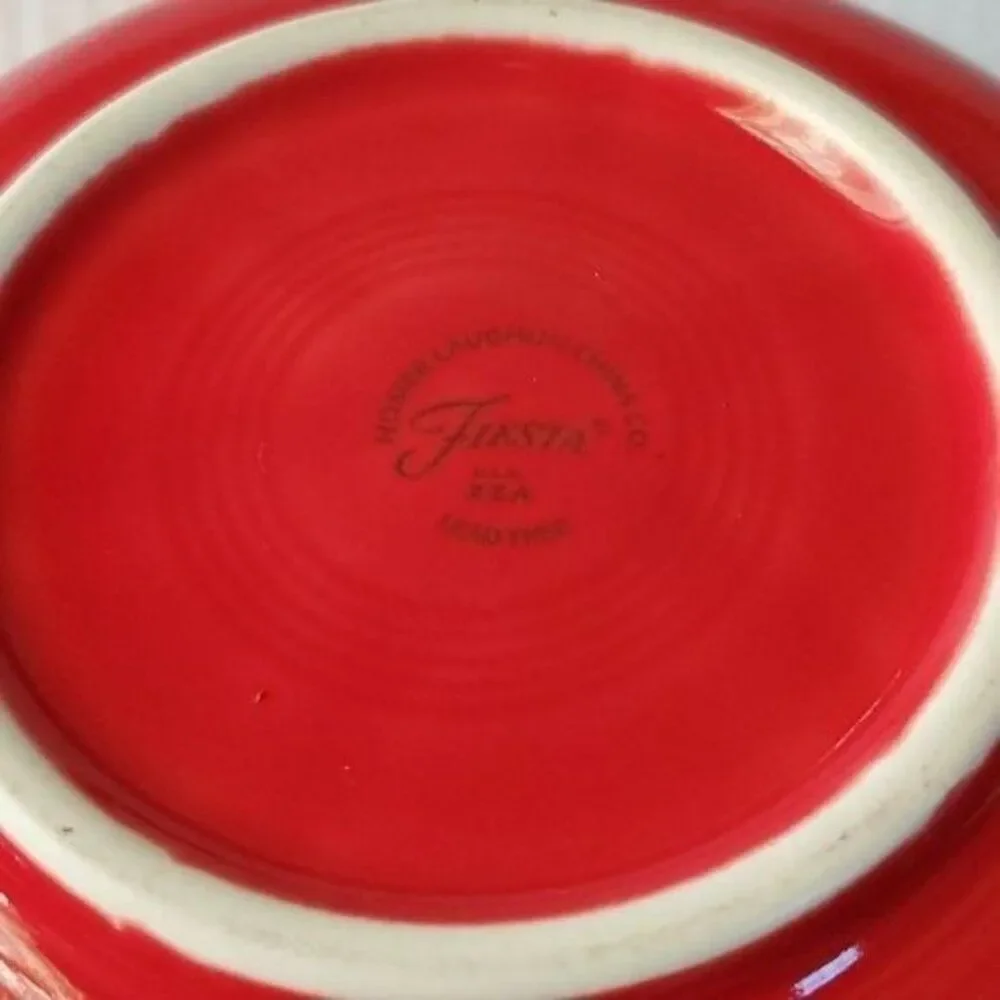 Fiestaware Fiesta Vegetable Bowl Dish Large Scarlet Red SERVING CERAMIC